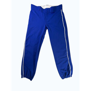 Russell Athletic Royal/ White Elastic Cuffs Baseball Pants M